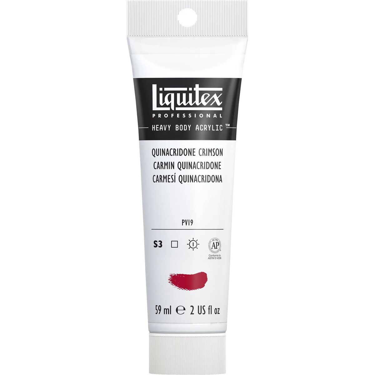 Liquitex - Akrylmaling - Heavy Body - Quinacridone Crimson 59 Ml