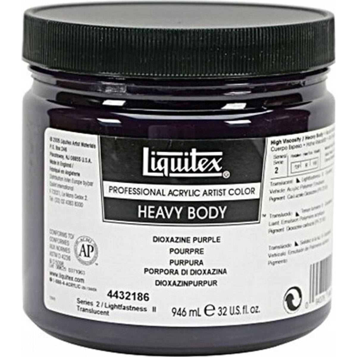 Liquitex - Akrylmaling - Heavy Body - Dioxazine Purple 946