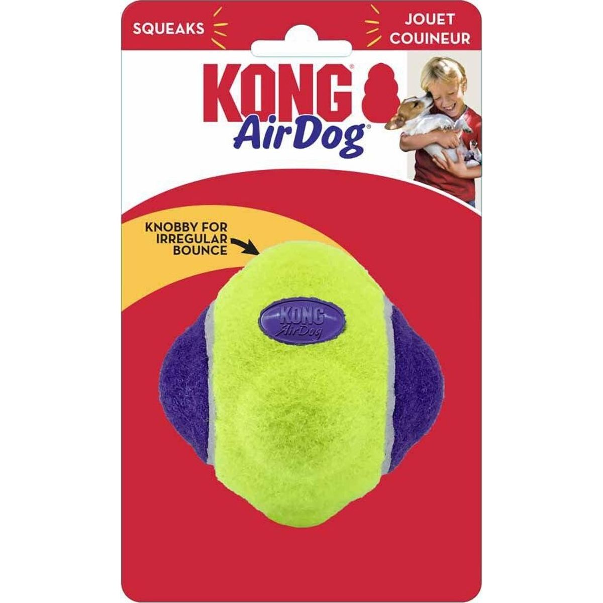 Kong - Hundelegetøj - Airdog Pipelegetøj - 18 Cm