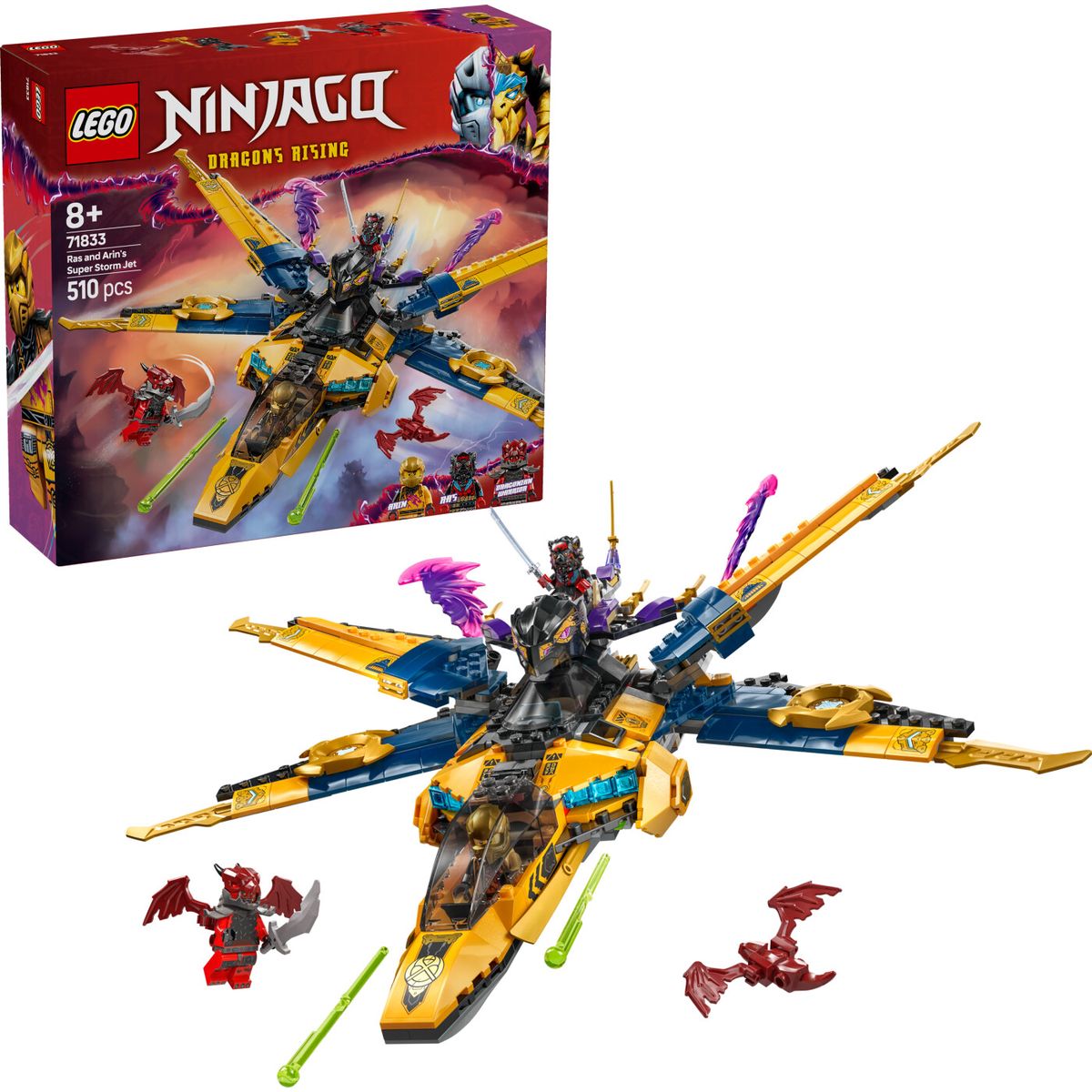 Lego Ninjago - Ras Og Arins Superstorm-jet - 71833