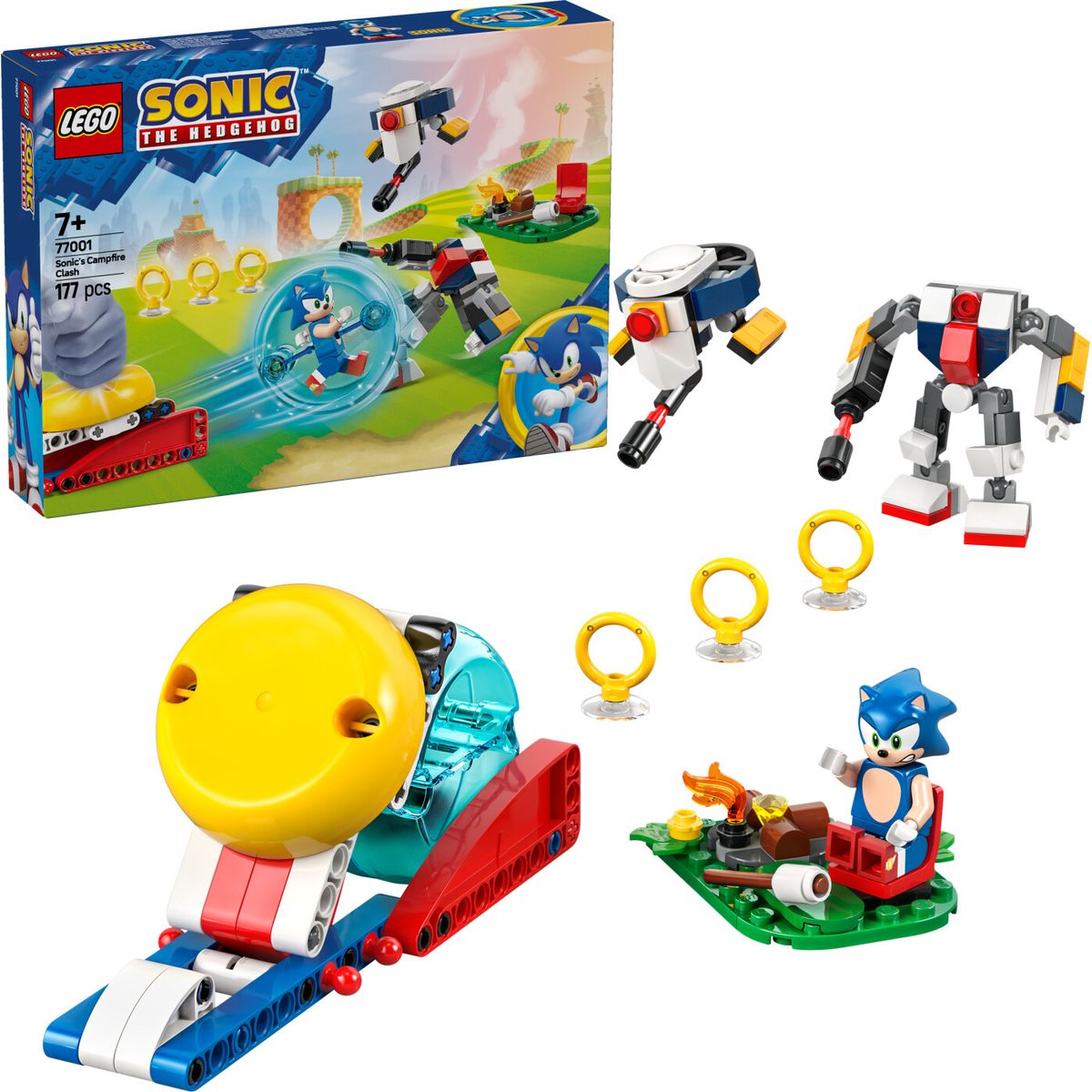 Lego Sonic - Sonics Bålkamp - 77001