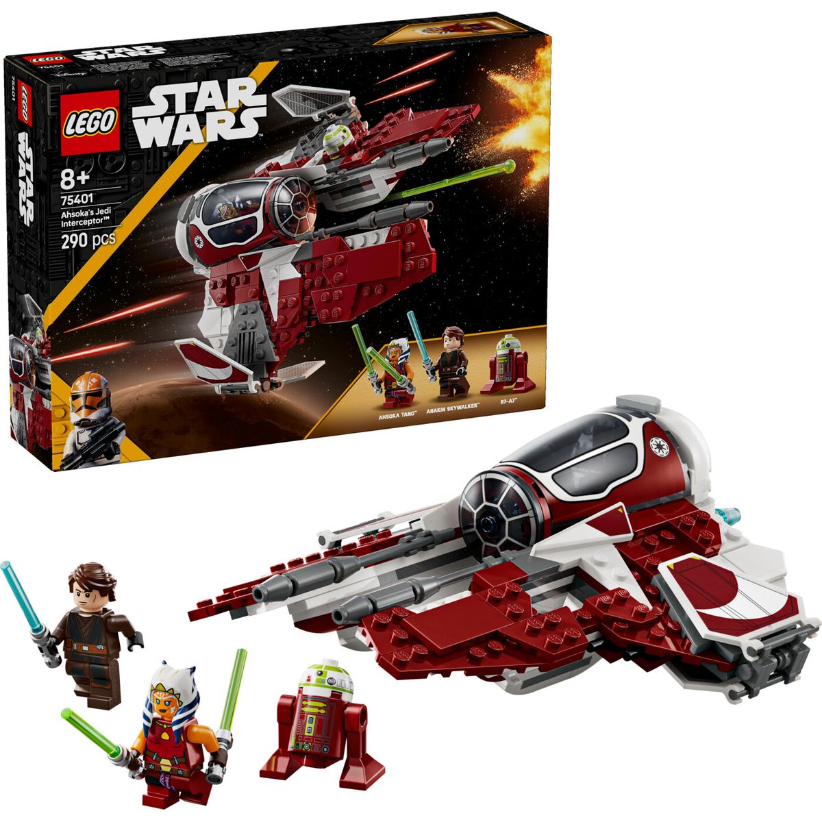 Lego Star Wars - Ahsokas Jedi Interceptor - 75401