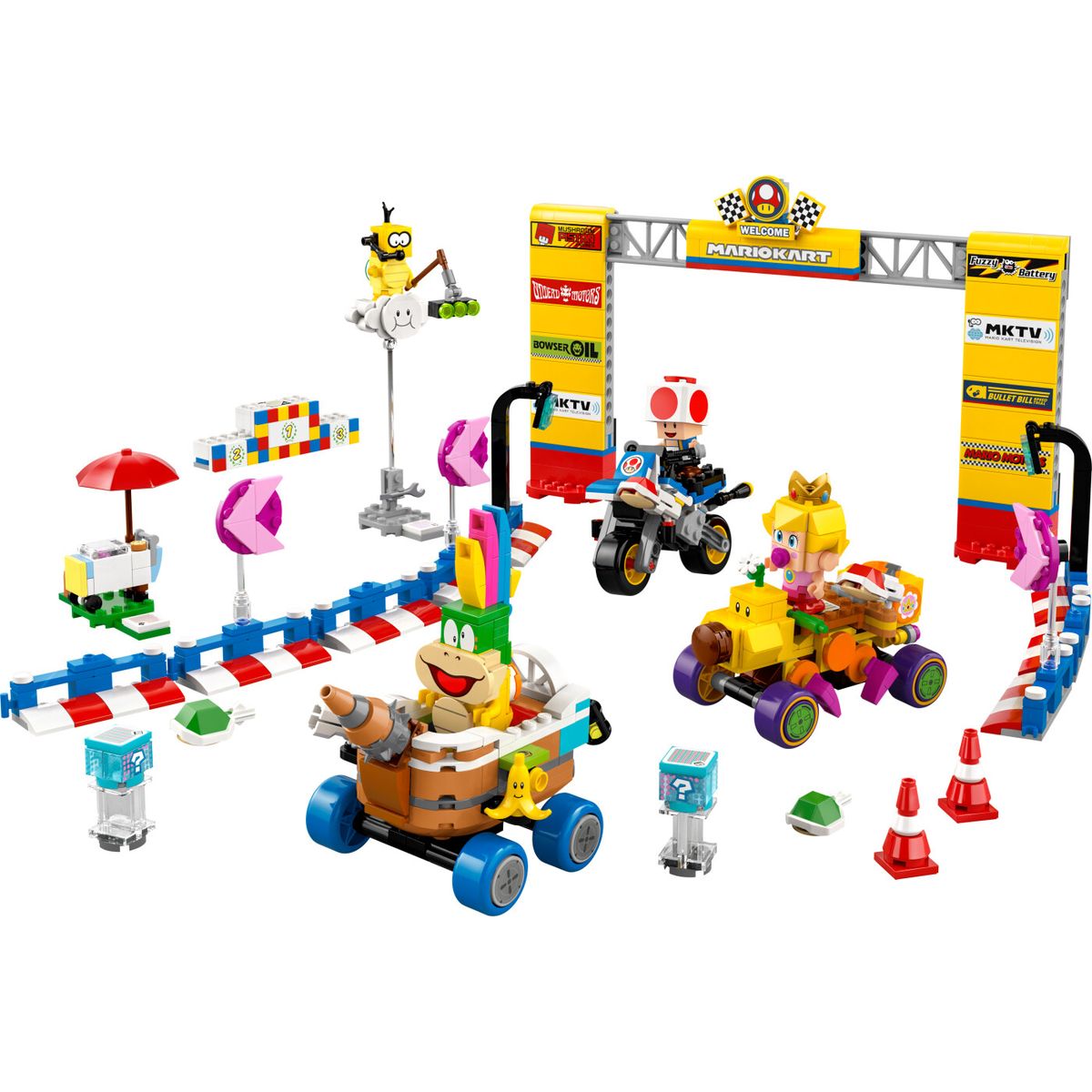 Lego Super Mario - Mario Kart - Baby Peach Og Grand Prix-sæt - 72036