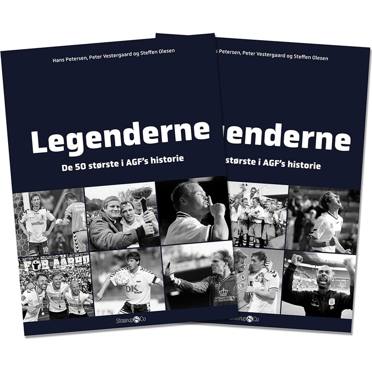 Legenderne 1-2 - De 50 Største I Agf's Historie De 50 Største I Agf's Historie - Peter Vestergaard - Bog