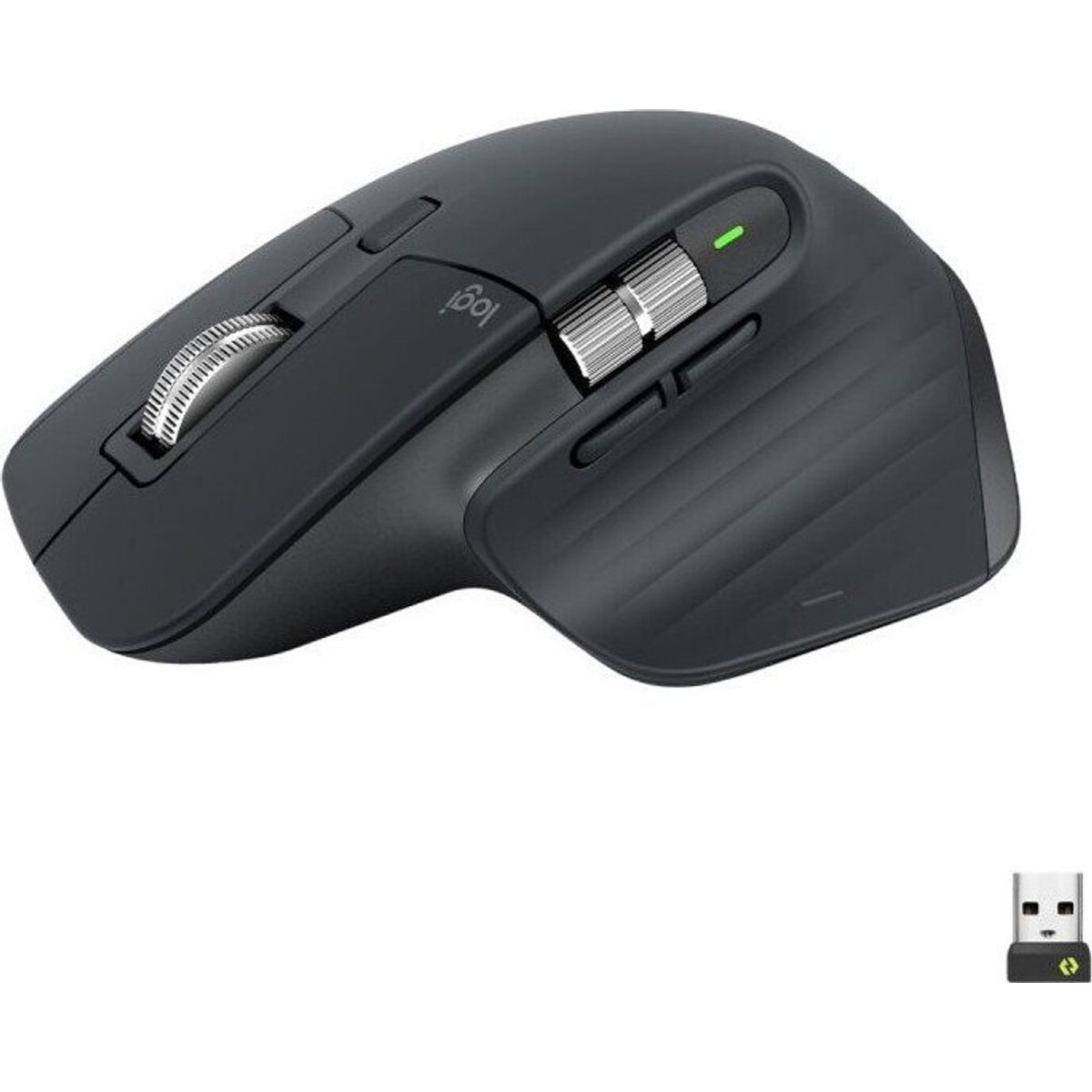 Logitech - Mx Master 3s Trådløs Mus Med Quiet Click - Sort