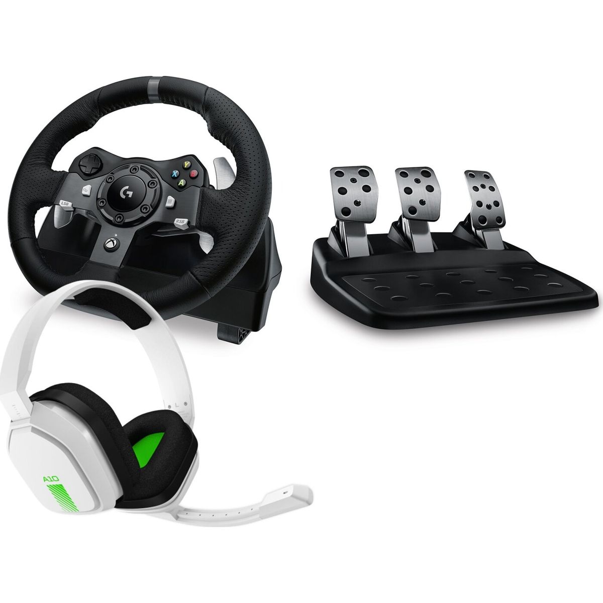 Logitech - G920 Xbox Rat Og Pedaler Inkl. Astro A10 Headset