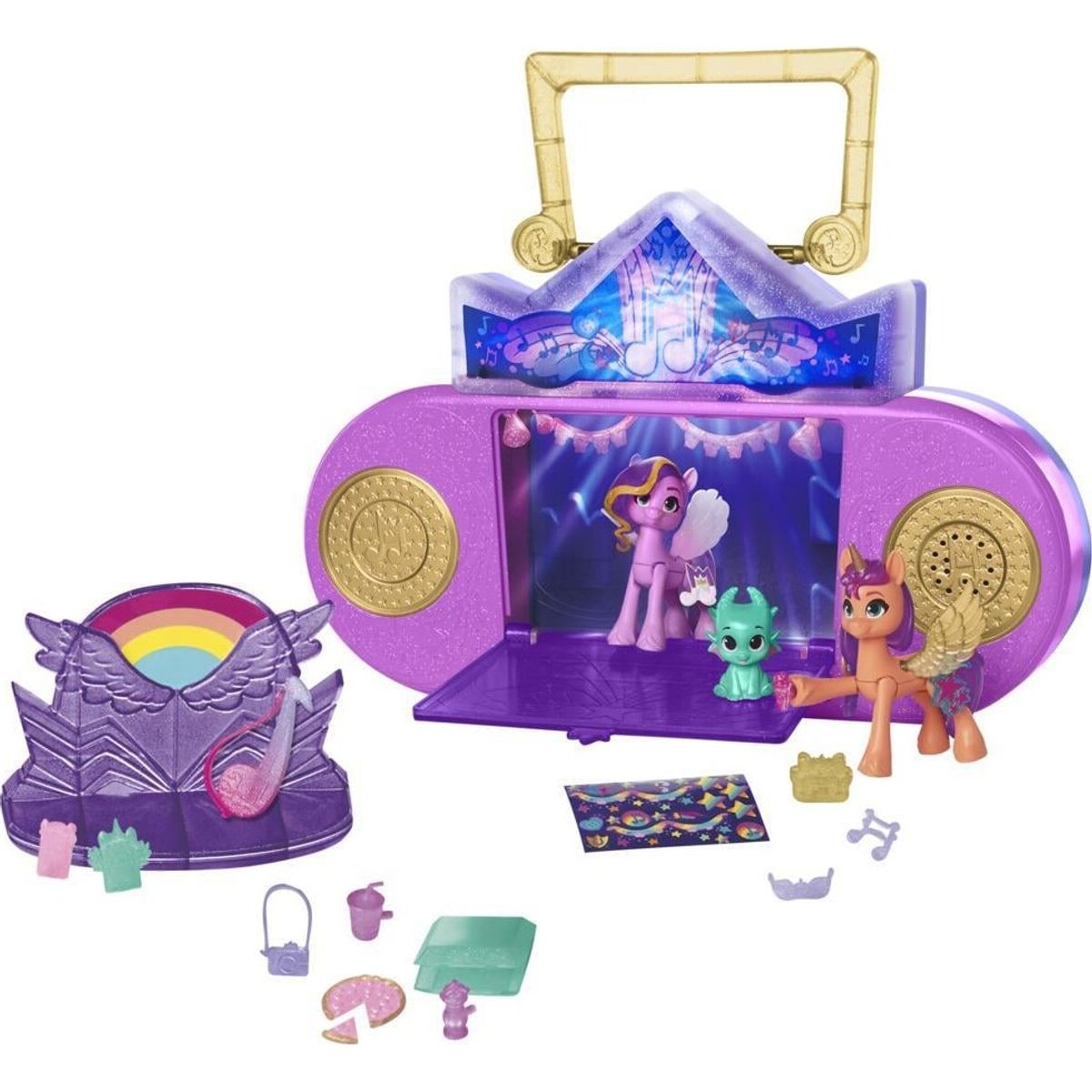 My Little Pony Legetøj - Musical Mane Melody Inkl. Figurer Og Tilbehør