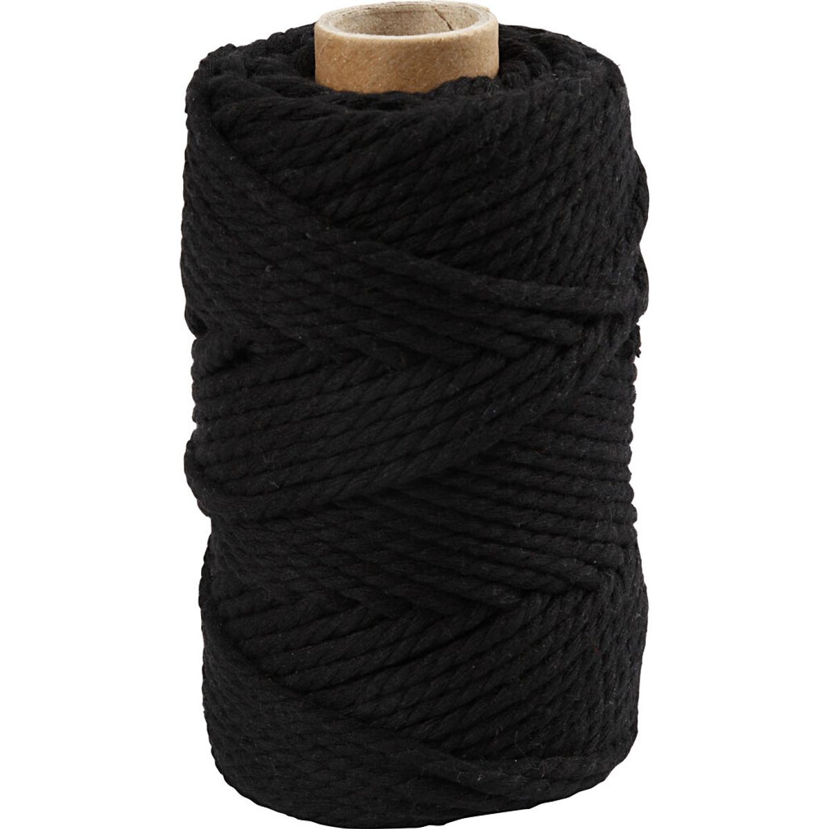 Macramé Reb - L 55 M - ø 4 Mm - Sort - 330 G