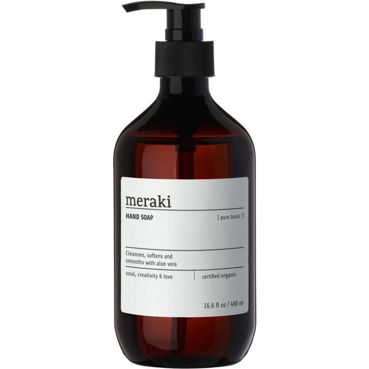 Meraki - Håndsæbe - Pure Basic - 490 Ml