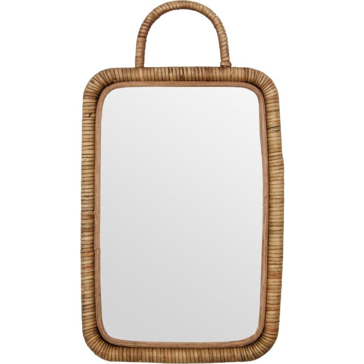 Meraki - Spejl Til Væg - Baki - Rattan - Natural - 36x24 Cm