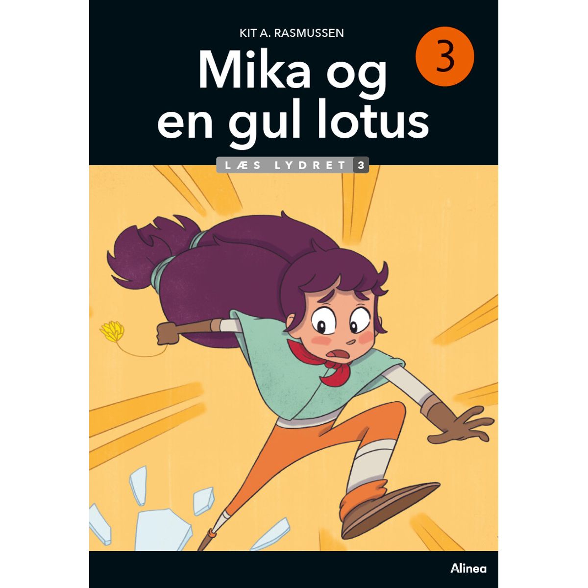 Mika 3 - Mika Og En Gul Lotus, Læs Lydret 3 - Kit A. Rasmussen - Bog