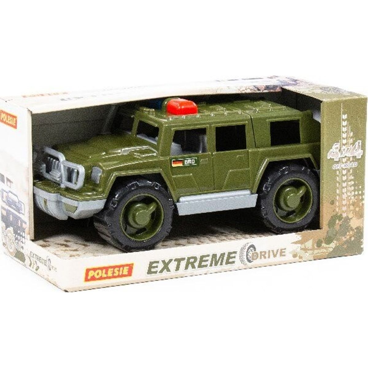 Militær Legetøjsbil - Jeep - Grøn - 32 Cm - Polesie