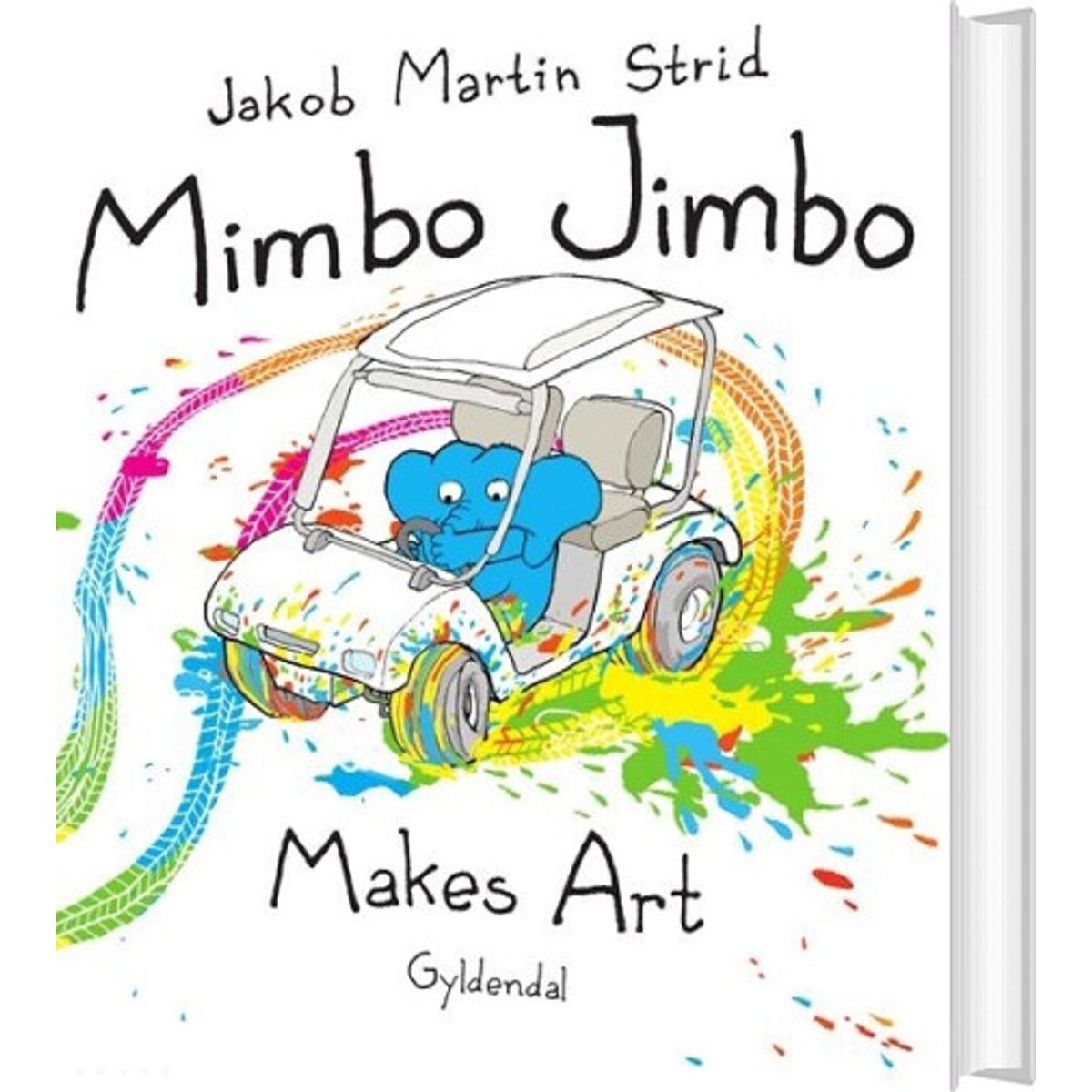 Mimbo Jimbo Makes Art - Engelsk Udgave - Jakob Martin Strid - Bog