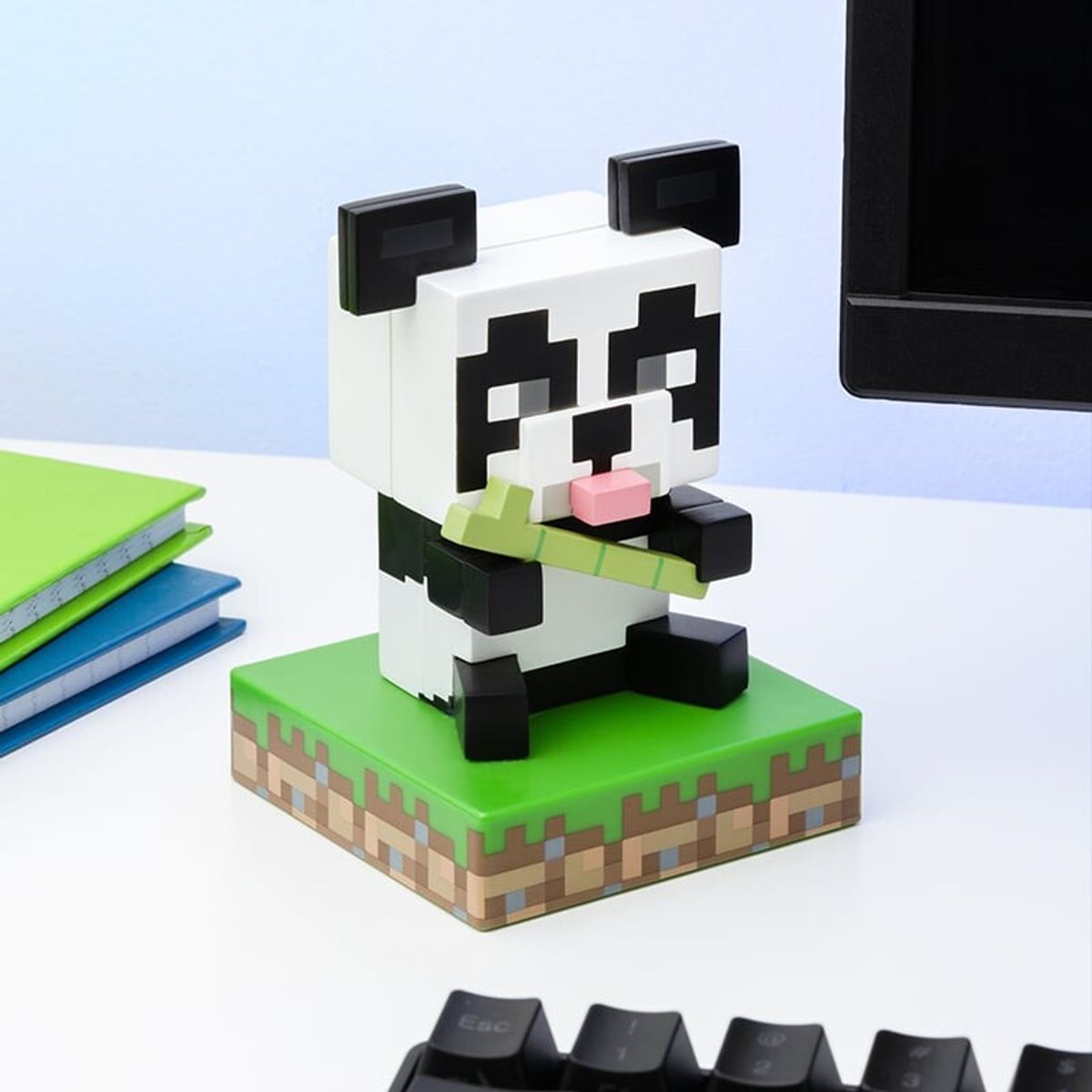 Minecraft - Lampe Til Børn - Panda