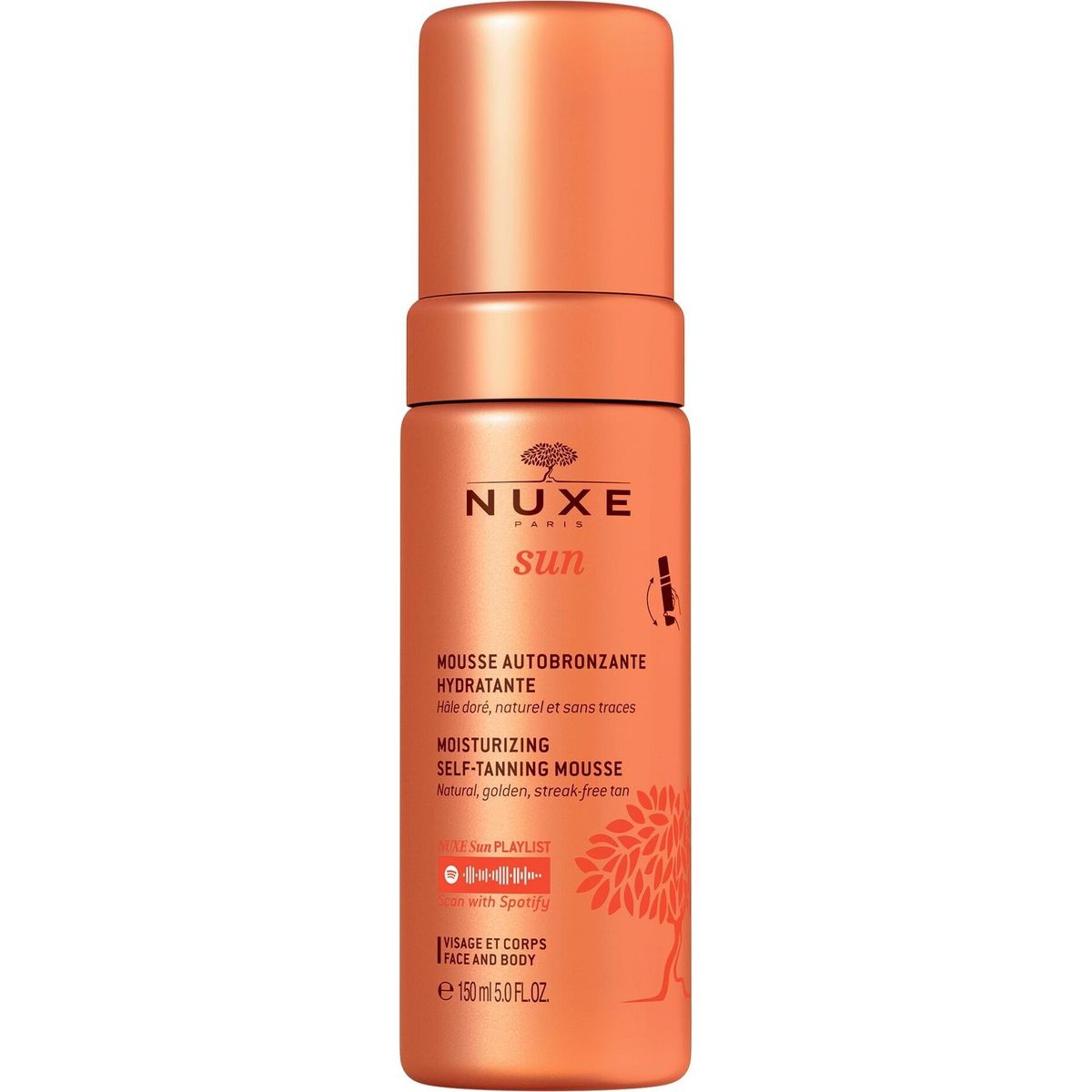 Nuxe Sun - Moisturizing Self-tanning Mousse 150 Ml