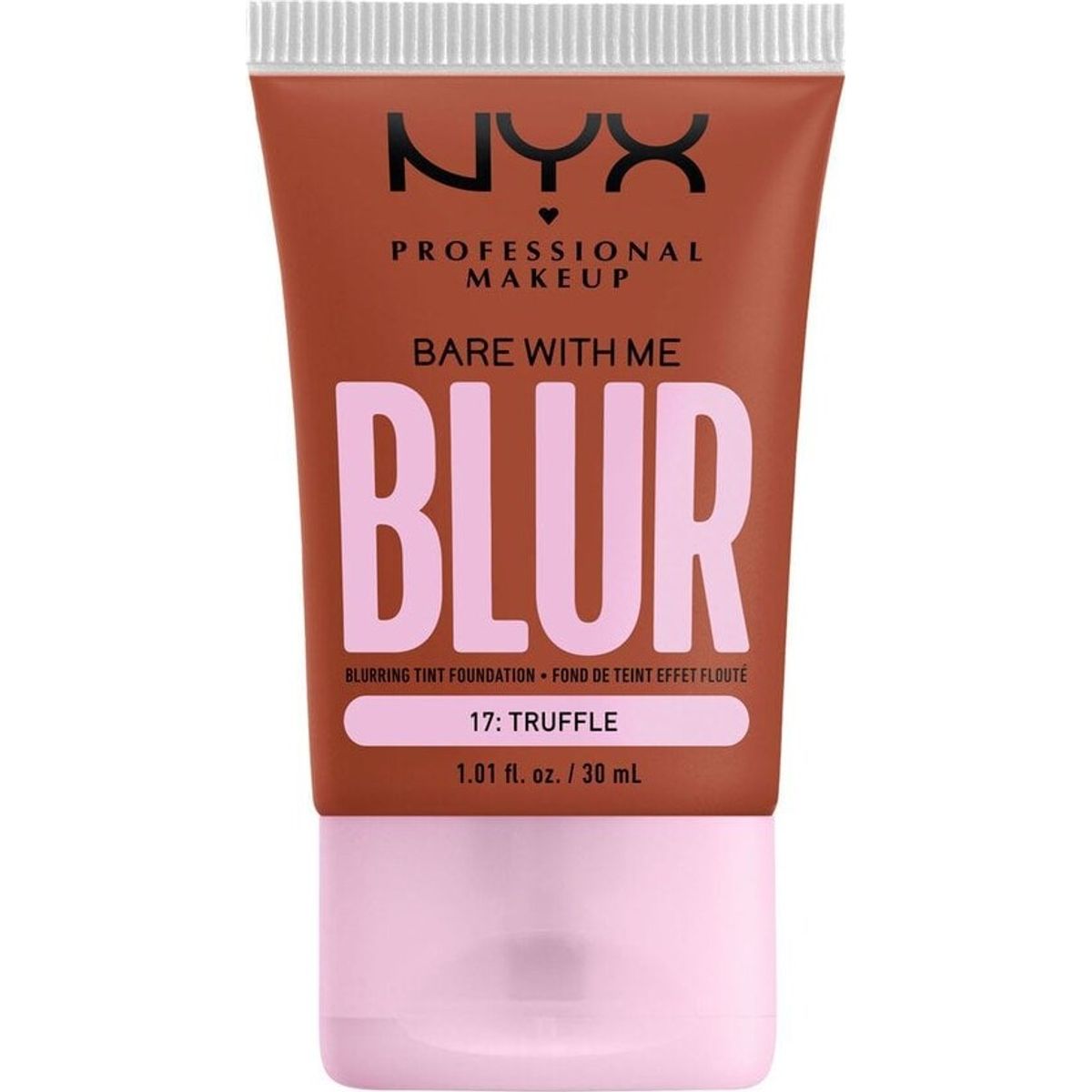 Nyx - Bare With Me Blur Skin Tint Foundation - 17 Truffle