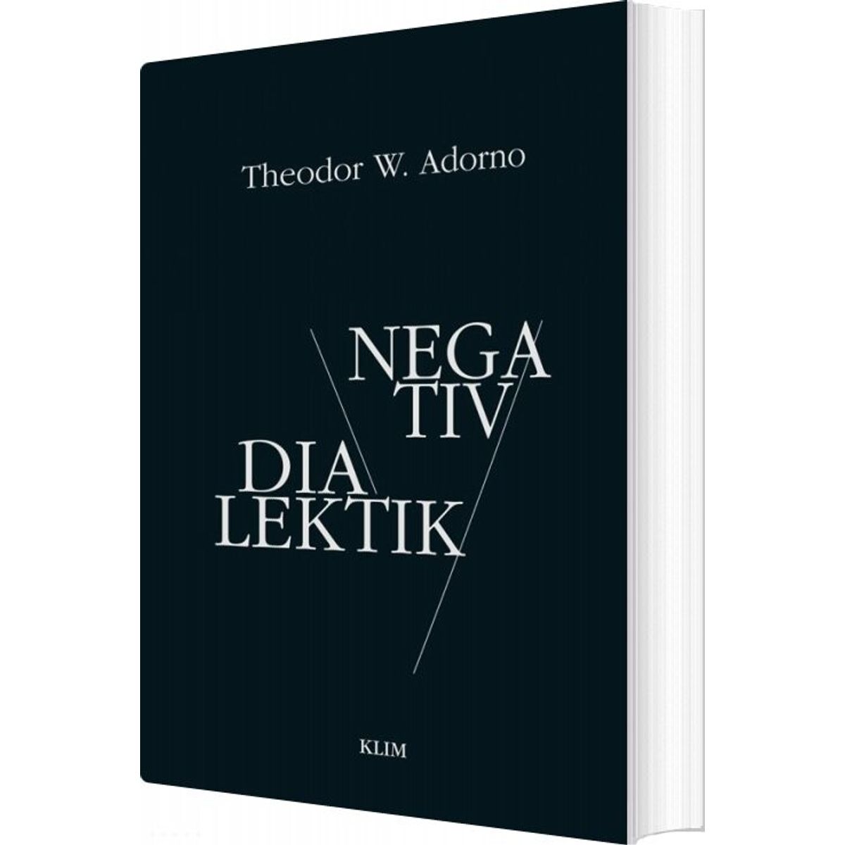 Negativ Dialektik - Theodor W. Adorno - Bog