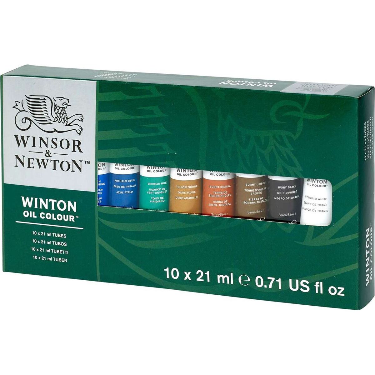 Winsor & Newton - Winton Oil Colour - Oliemaling Sæt - 10x21 Ml