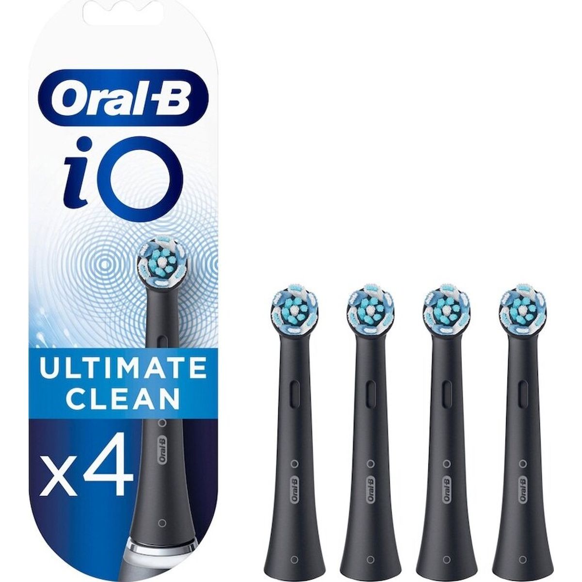 Oral-b - Io Ultimate Clean Sorte Udskiftningshoveder 4 Stk