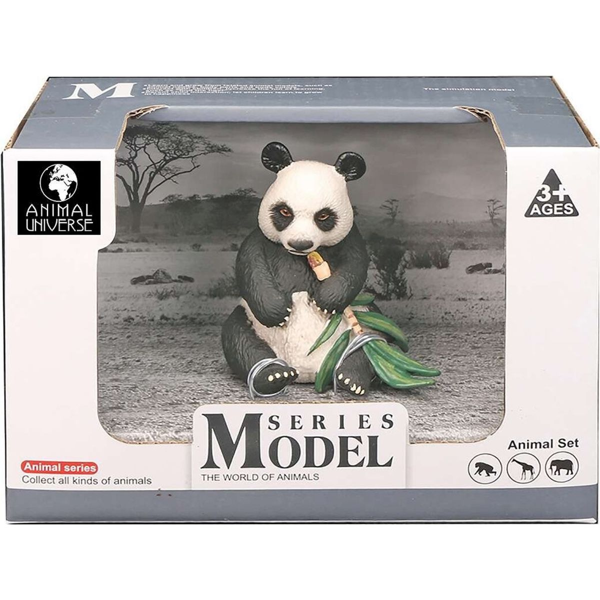 Panda Figur - Model Series - Animal Universe - 16x9,5x11 Cm