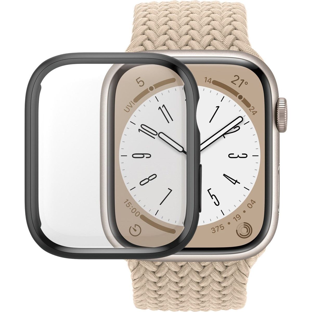 Panzerglass - Apple Watch 9 Big - Fullbody Skærmbeskyttelse - Klar