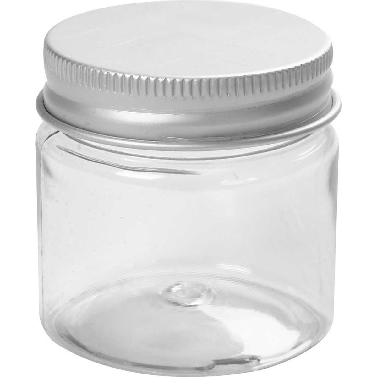 Plastdåse Med Låg - H 45 Mm - ø 44 Mm - 50 Ml - 10 Stk.