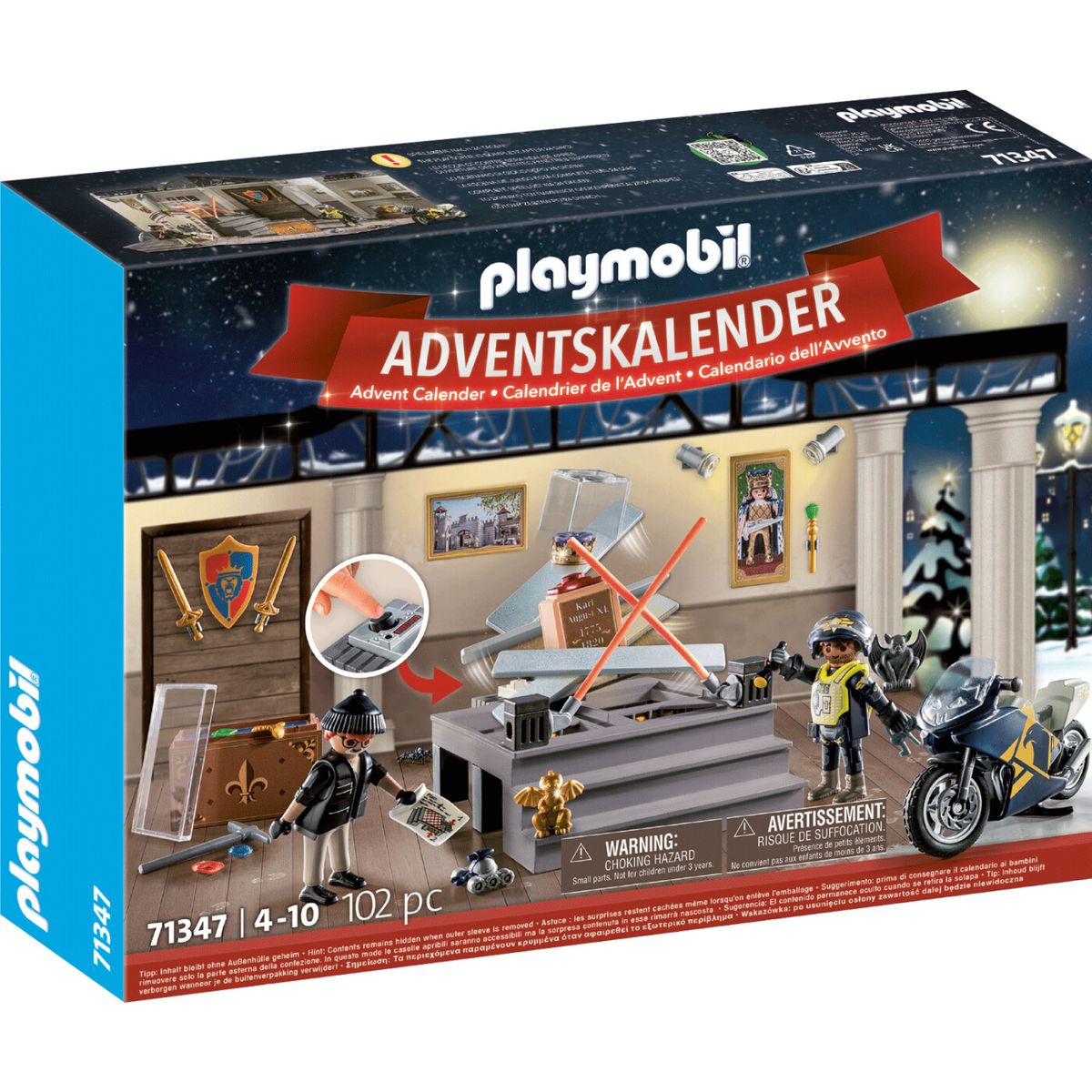 Playmobil - Julekalender Politi - Museumstyveri - 71347