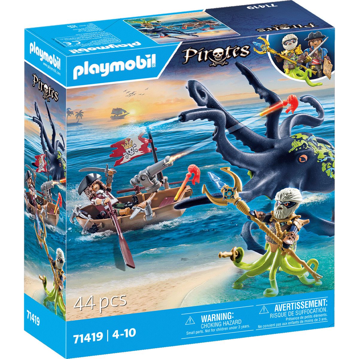 Playmobil Pirates - Kampen Mod Kæmpeblæksprutten - 71419