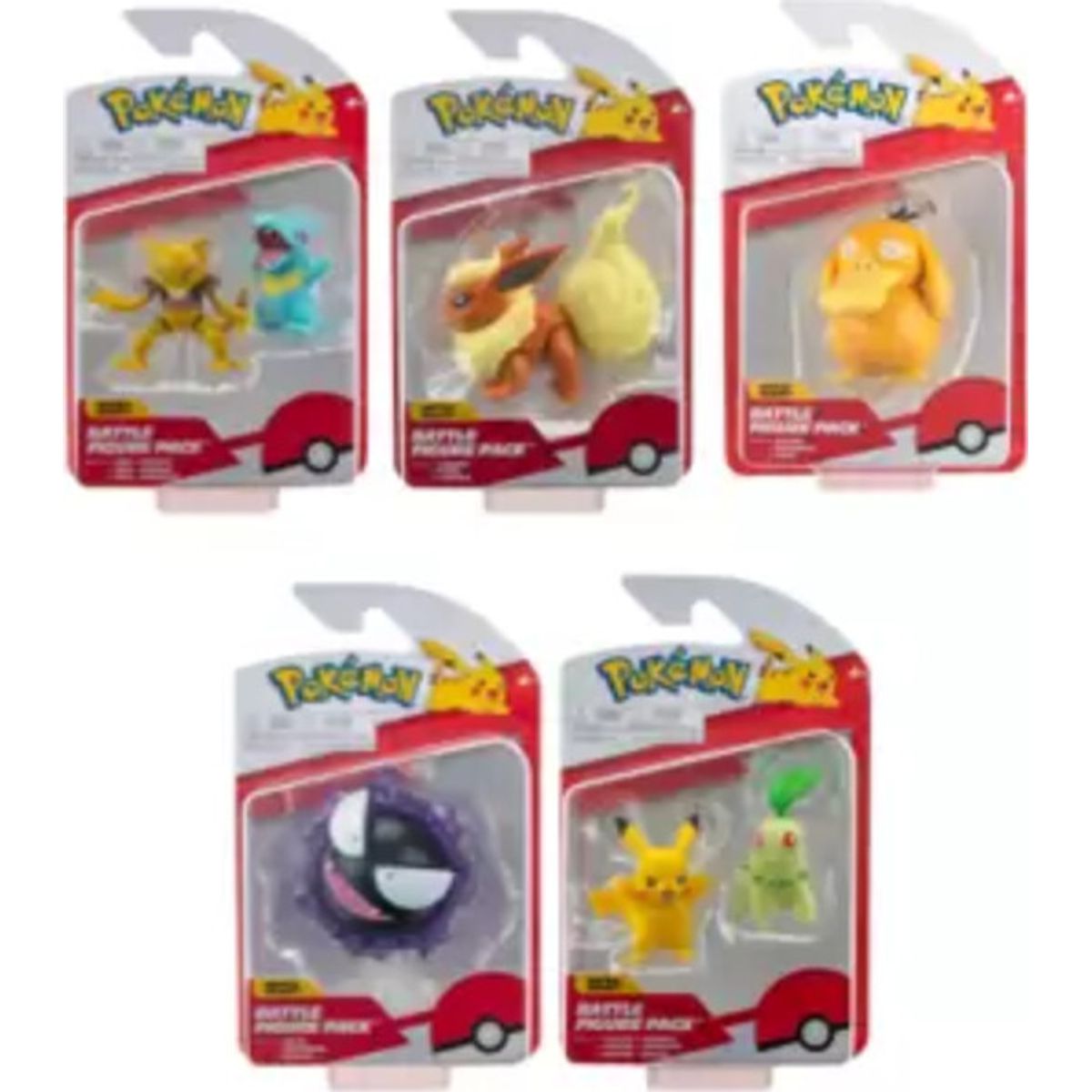 Pokémon Figur - Battle Figure Pack - Assorteret