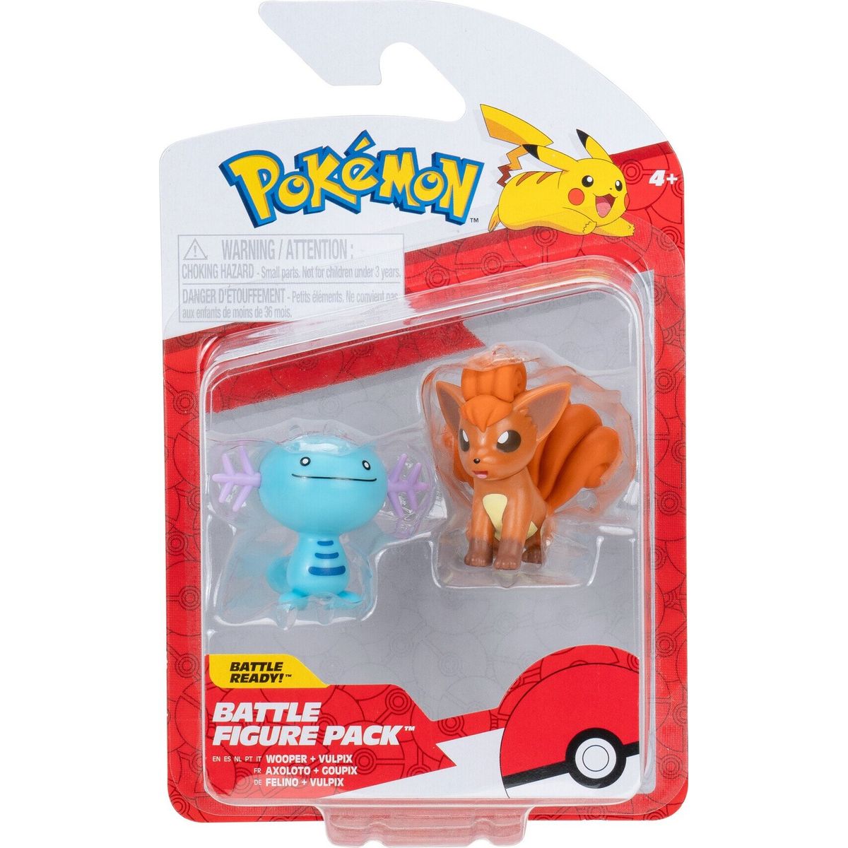 Pokémon Battle Figurer - Wooper Og Vulpix - 2-pak