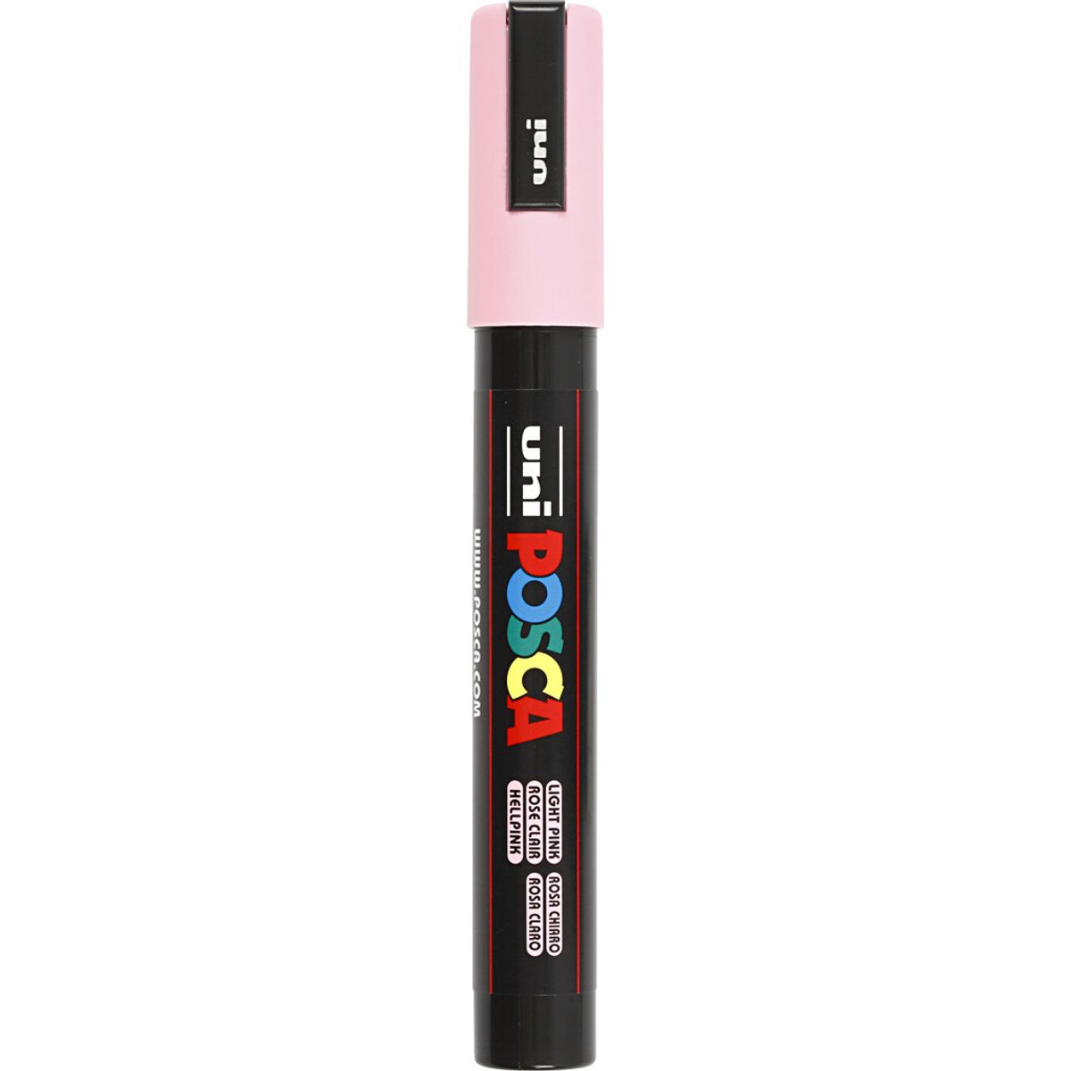 Posca Tusch - Nr. Pc-5m - Tykkelse 2,5 Mm - Lys Pink