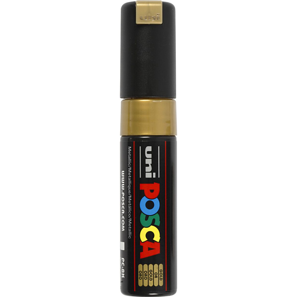 Posca Tusch - Nr. Pc-8k - Tykkelse 8 Mm - Guld