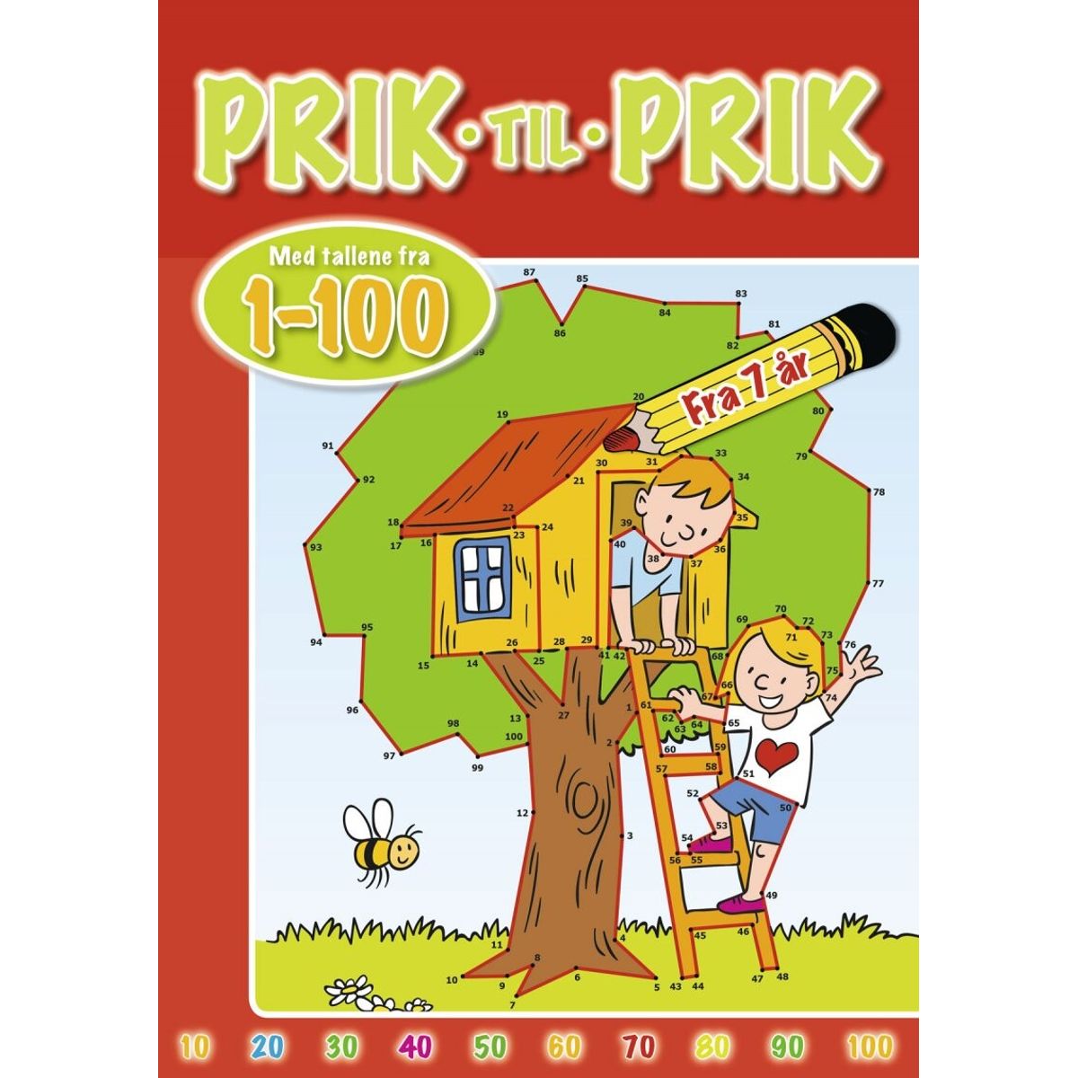 Prik Til Prik 1-100 - Bog