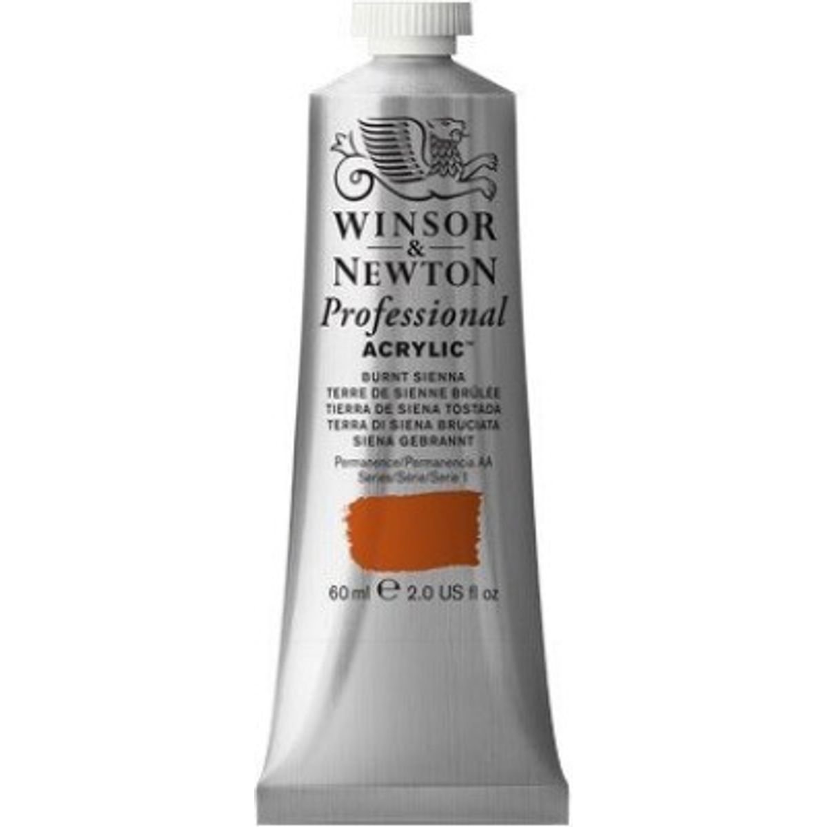 Winsor & Newton - Akrylmaling - Burnt Sienna 60 Ml