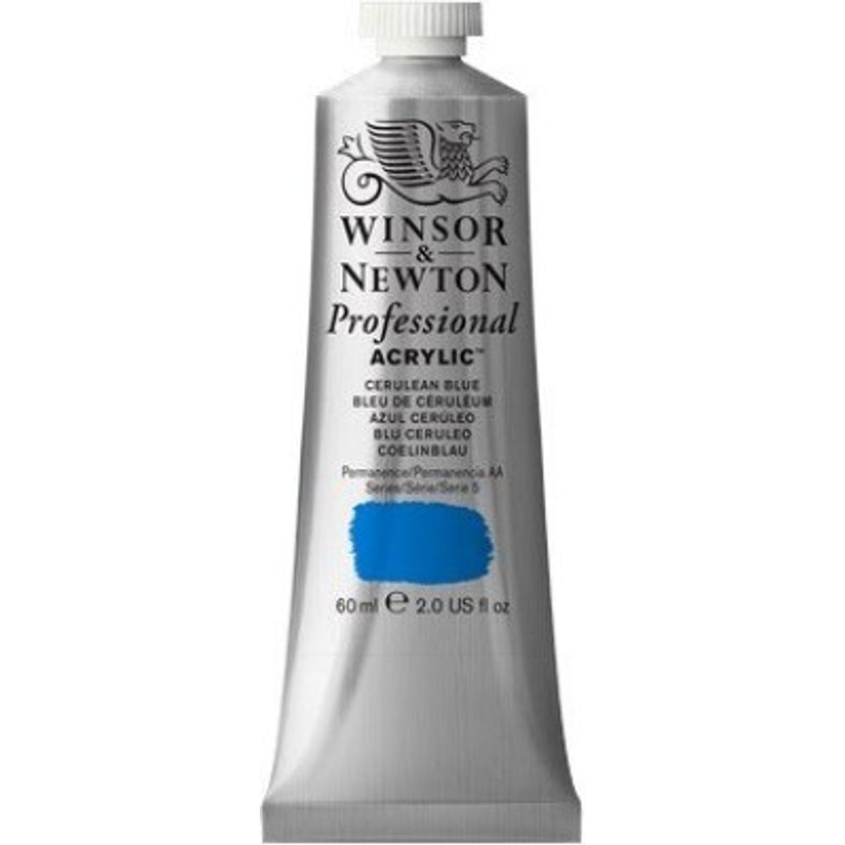 Winsor & Newton - Akrylmaling - Cerulean Blue 60 Ml