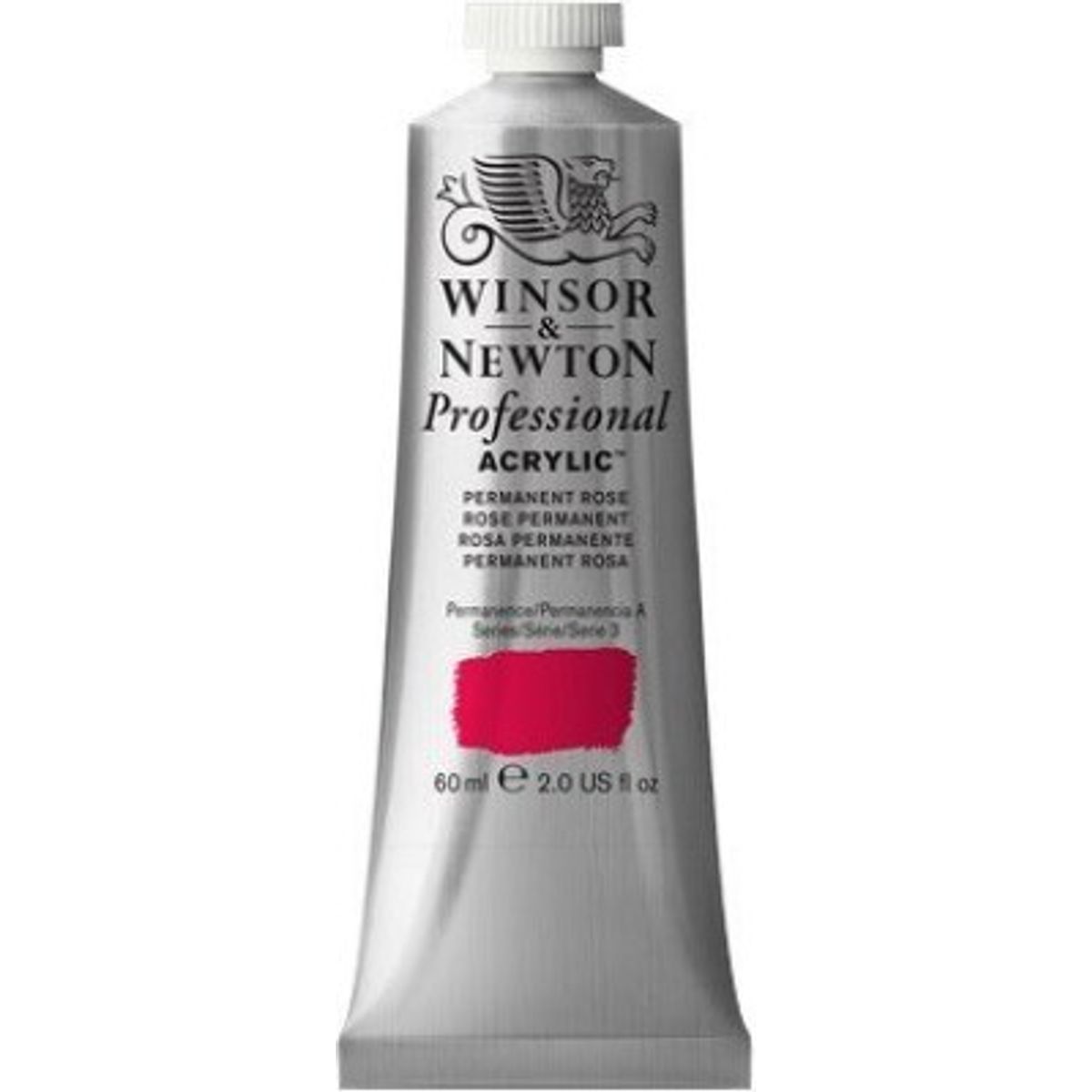 Winsor & Newton - Galeria Akrylmaling - Permanent Rose 60 Ml