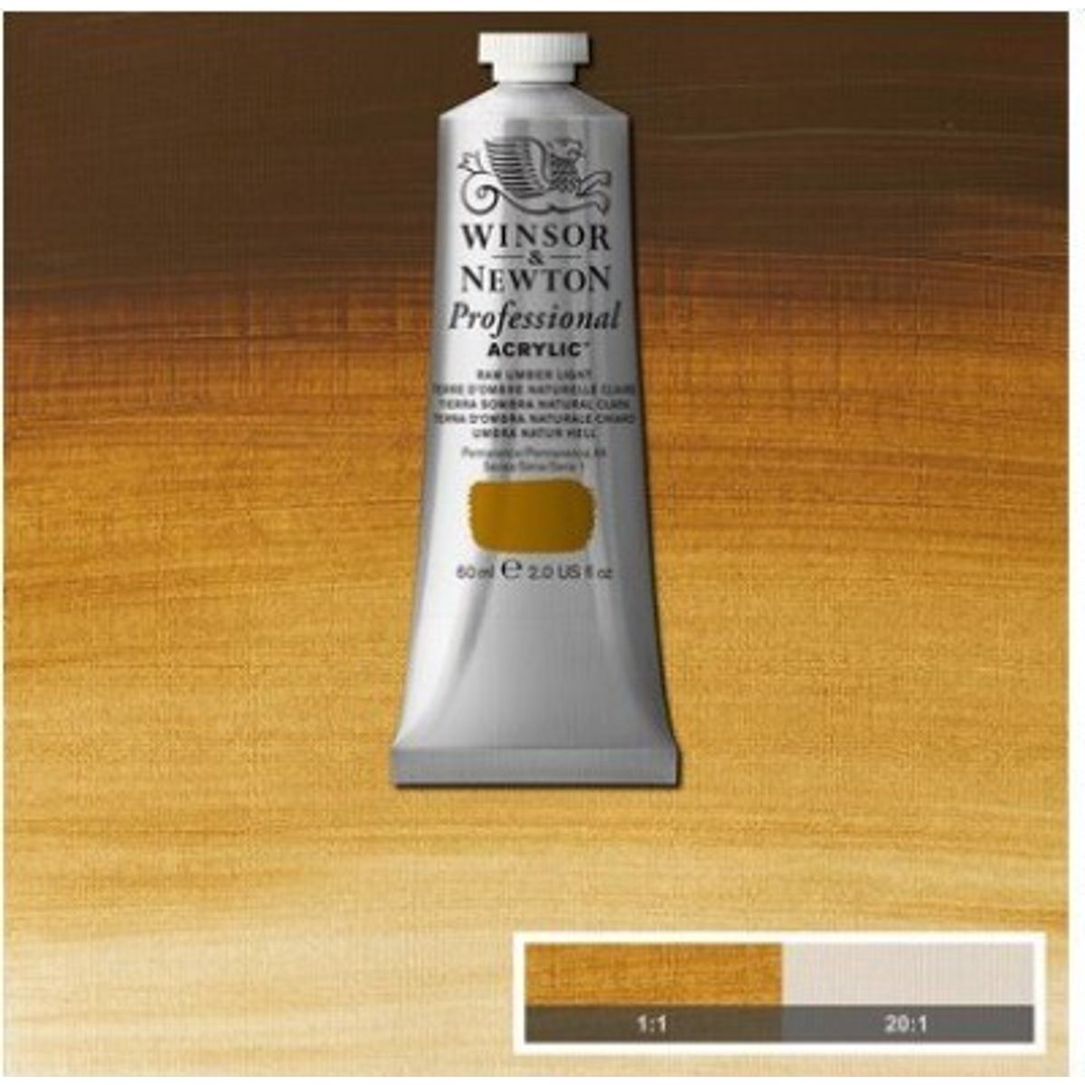 Winsor & Newton - Akrylmaling - Raw Umber Light 60 Ml