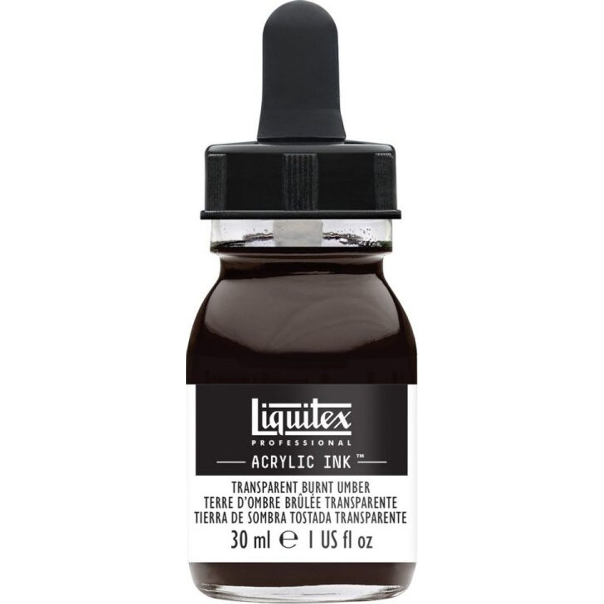 Liquitex - Acrylic Ink - Transparent Burnt Umber 30 Ml