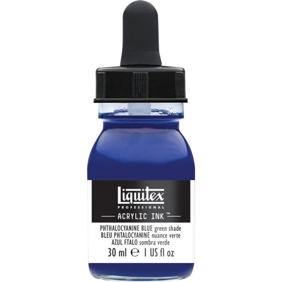 Liquitex - Acrylic Ink Blæk - Phthalocyanine Blue - Green Shade 30 Ml