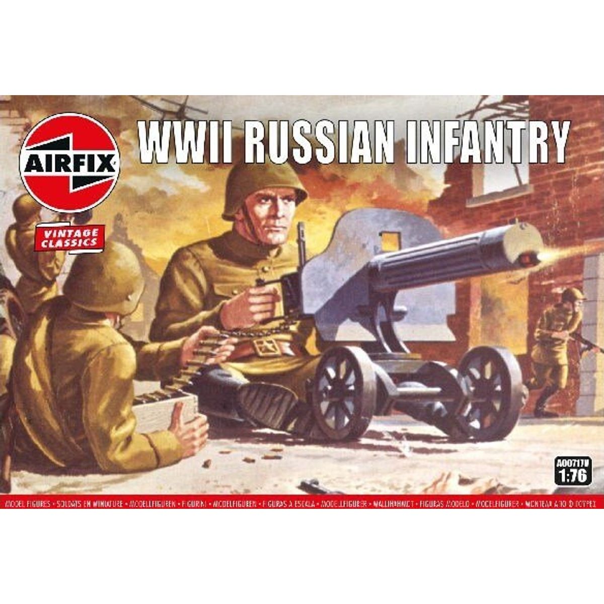 Airfix - Wwii Russian Infantry - Vintage Classics - 1:76 - A00717v