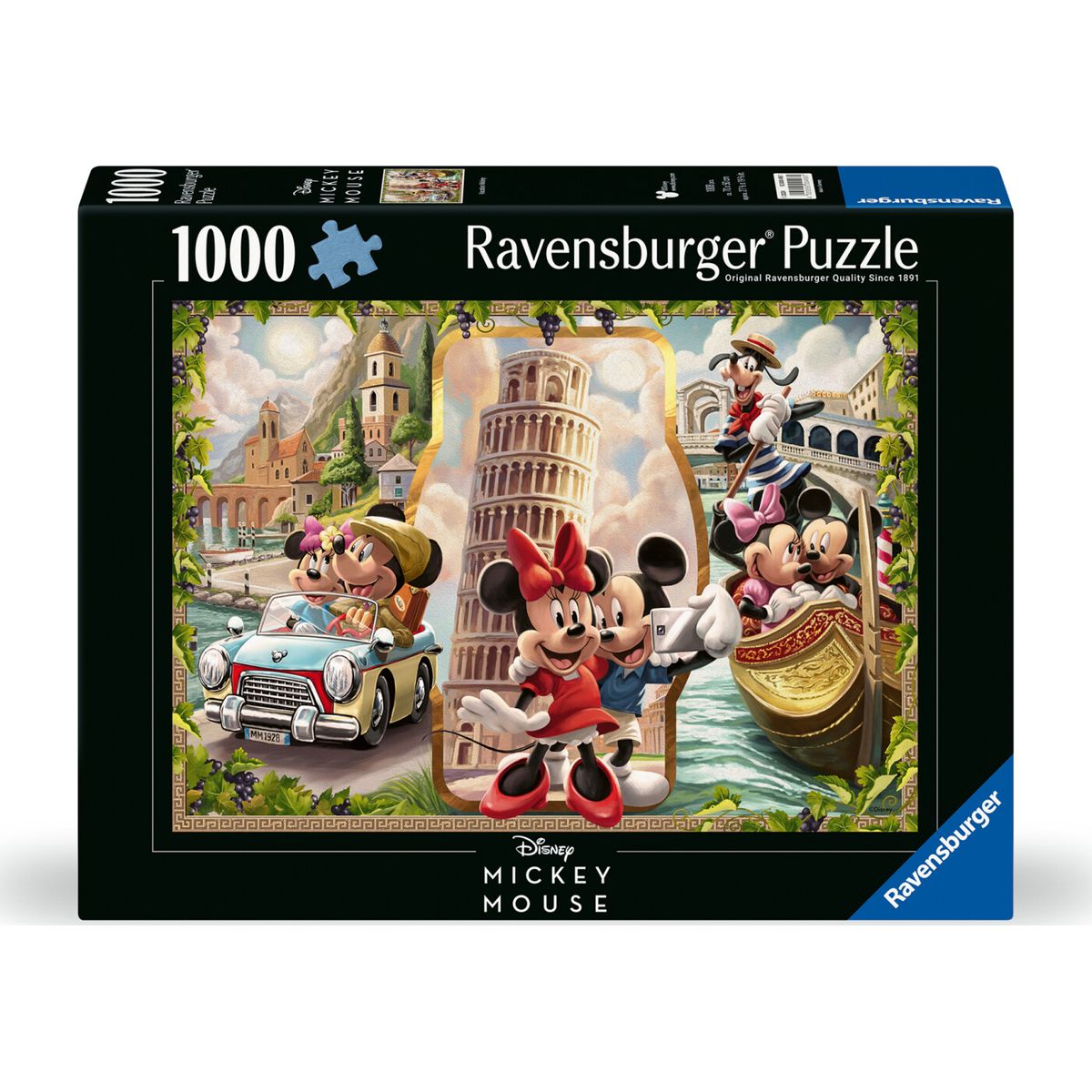 Mickey Mouse Puslespil - Ferie - 1000 Brikker - Ravensburger