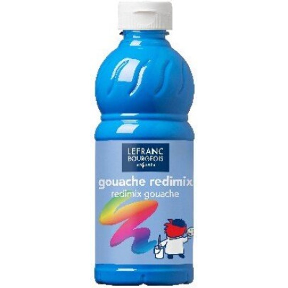 Gouache Maling - Fluorescent Blue 500 Ml - Lefranc Bourgeois