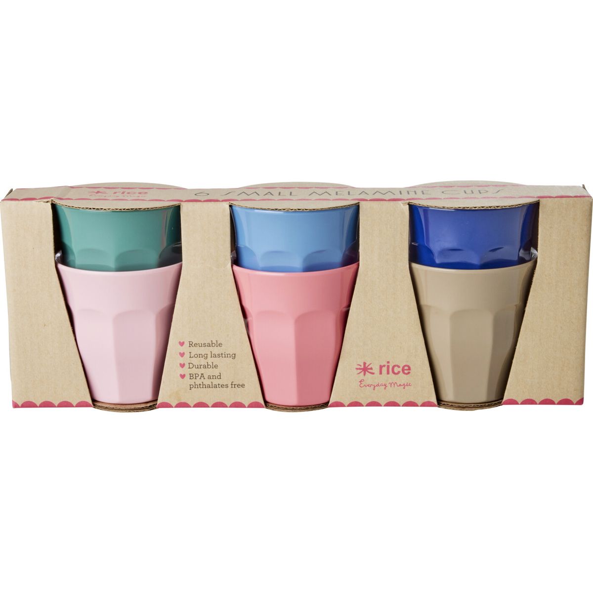 Rice - Melamine Cup - Assorted 'a New York Minute' Colors - Small