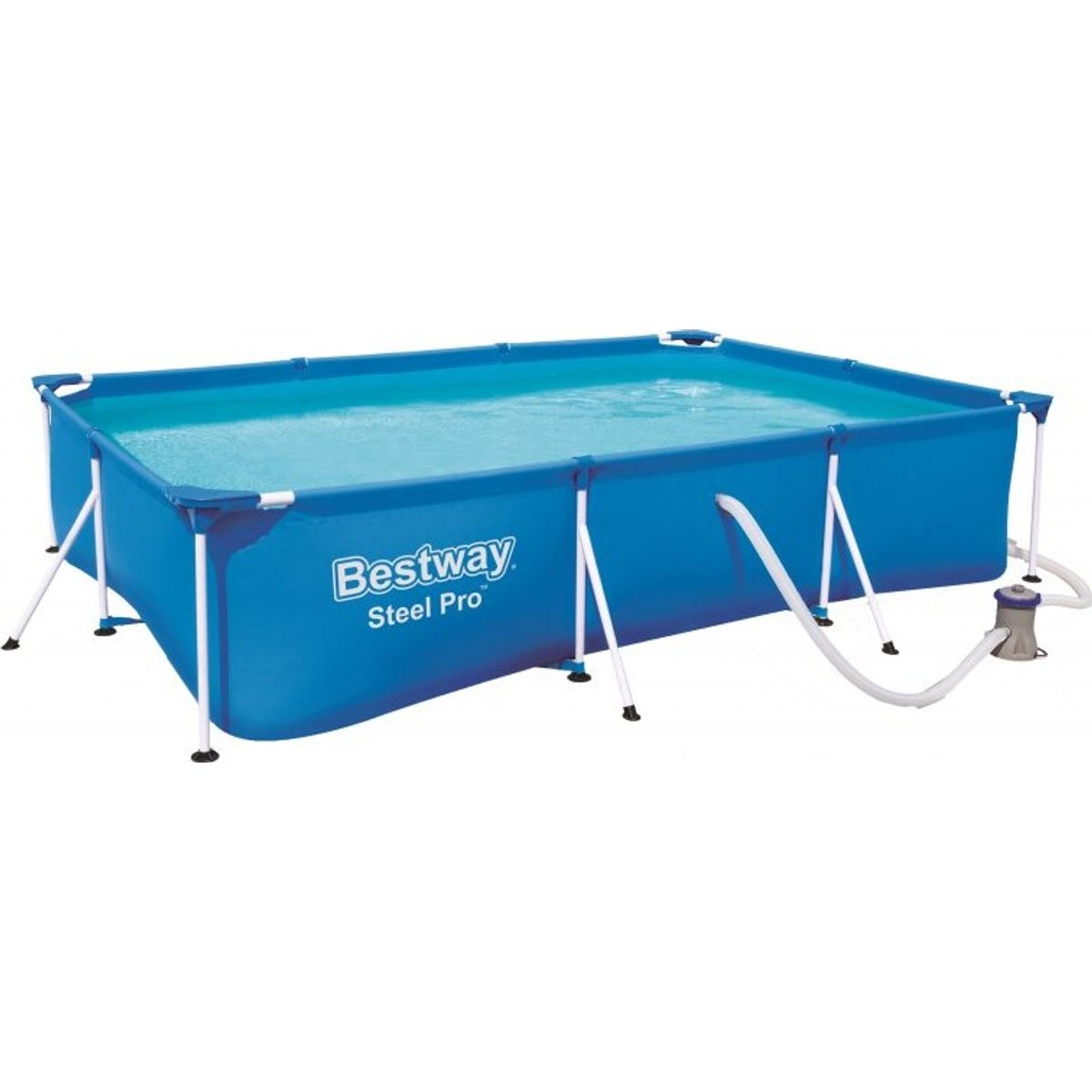 Bestway Steel Pro - Pool Med Pumpe Til Haven - 3.300 L