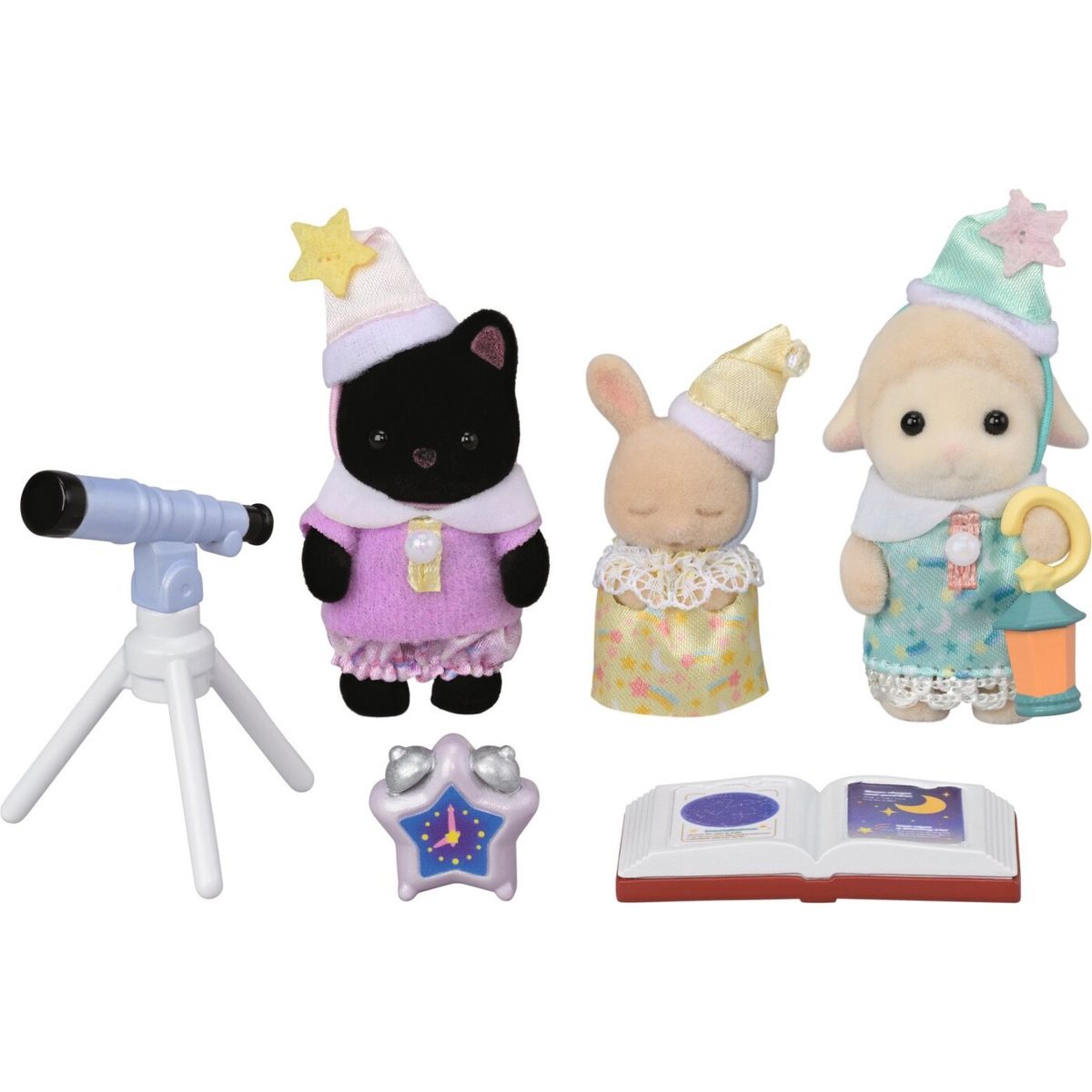 Sylvanian Families - Børnehave Venner - Sleepover Party Trio - 5750