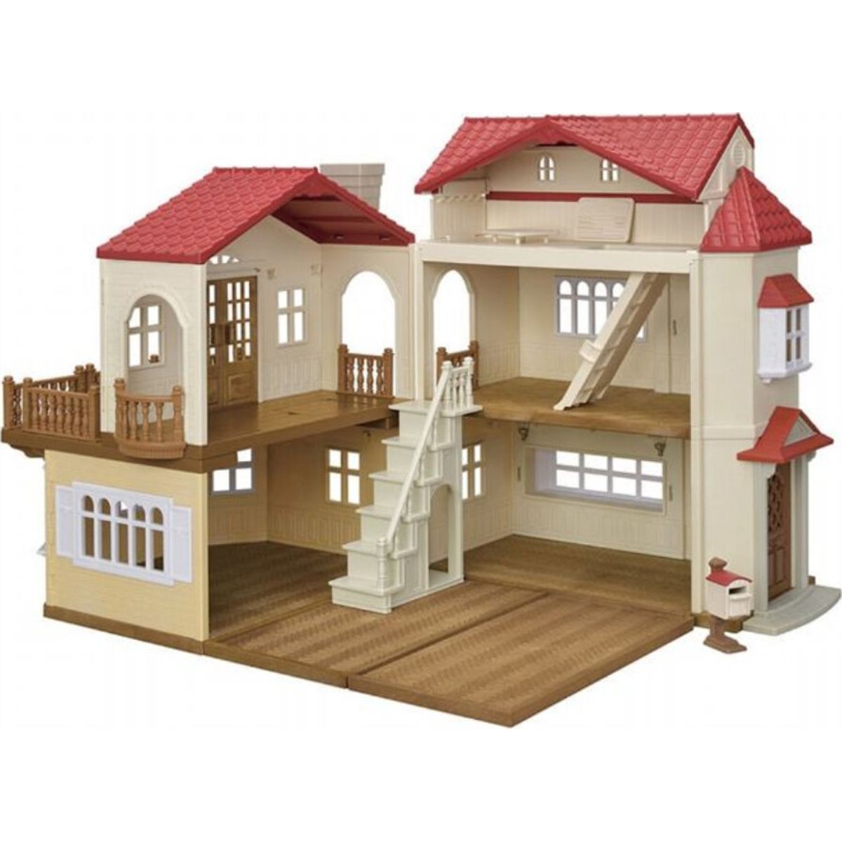 Sylvanian Families - Hus Med Lys Og Hemmeligt Loftsrum - 5708