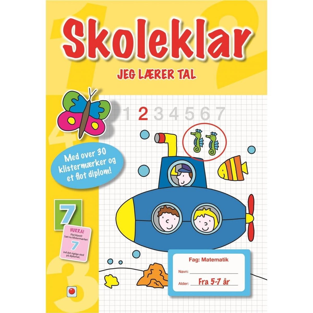 Skoleklar - Jeg Lærer Tal - Bog