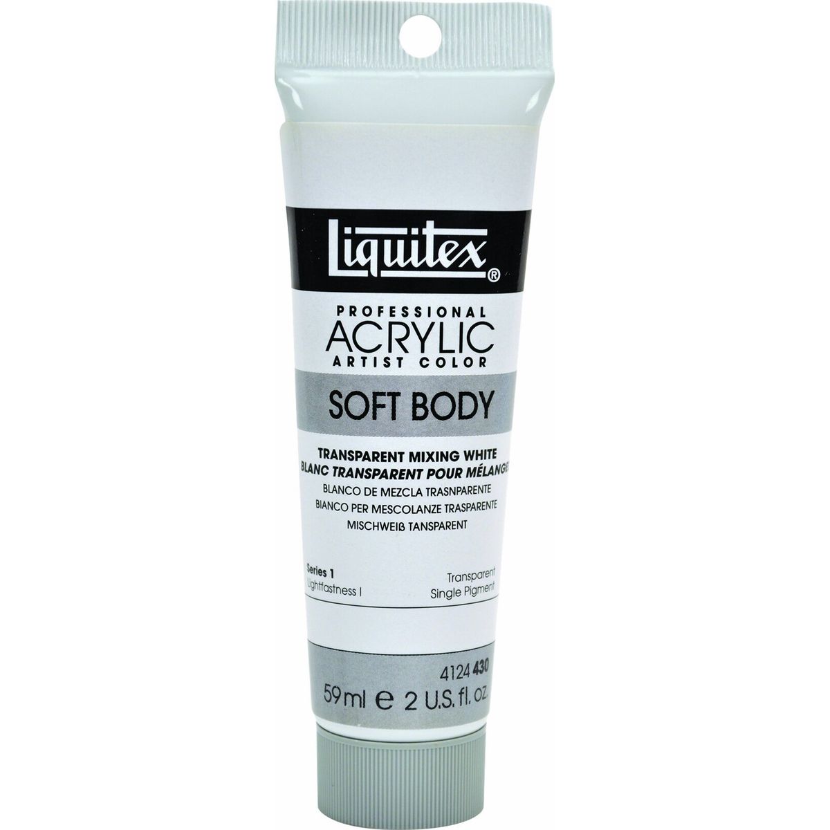 Liquitex - Akrylmaling - Soft Body - Transparent Mixing White 59 Ml