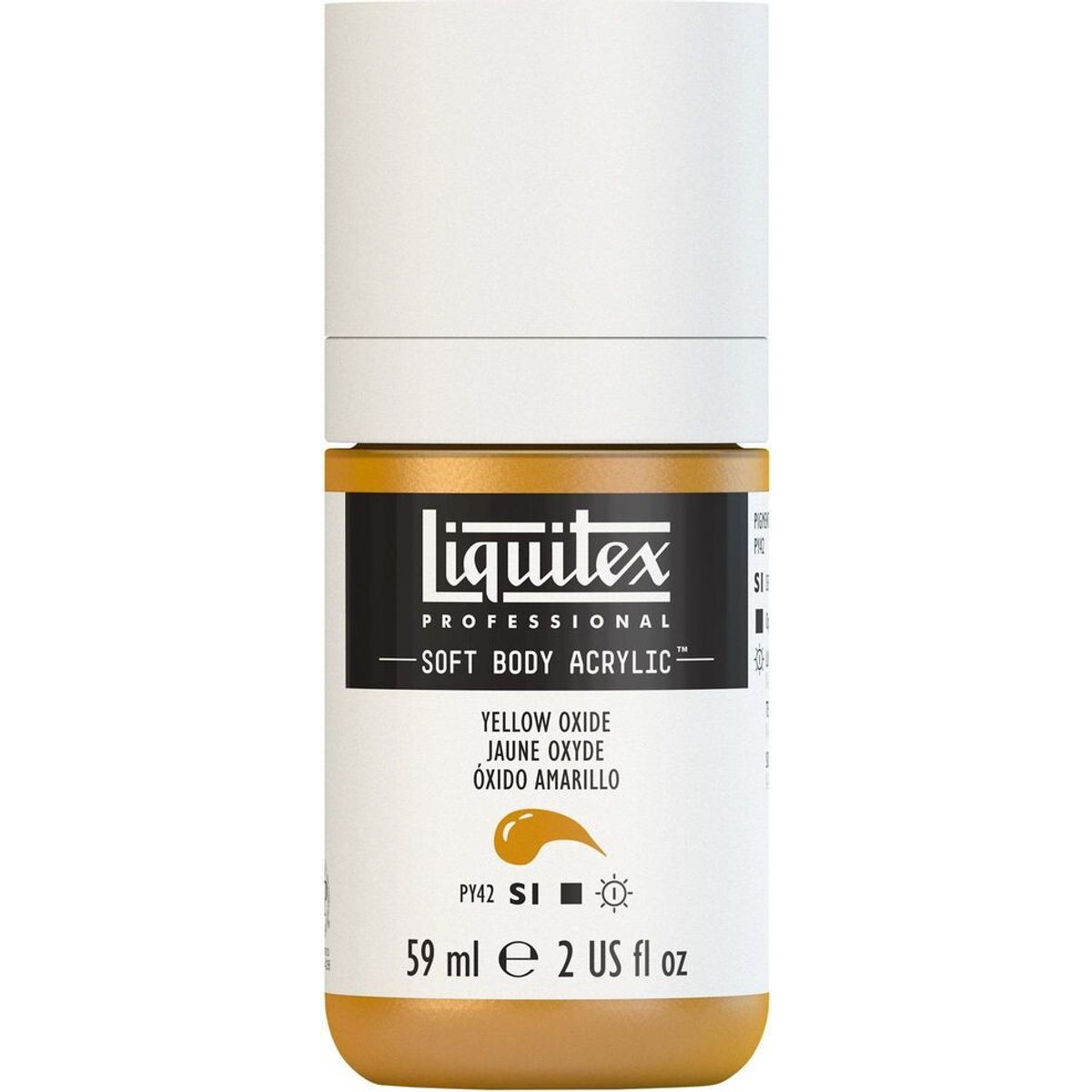 Liquitex - Akrylmaling - Soft Body - Yellow Oxide 59 Ml