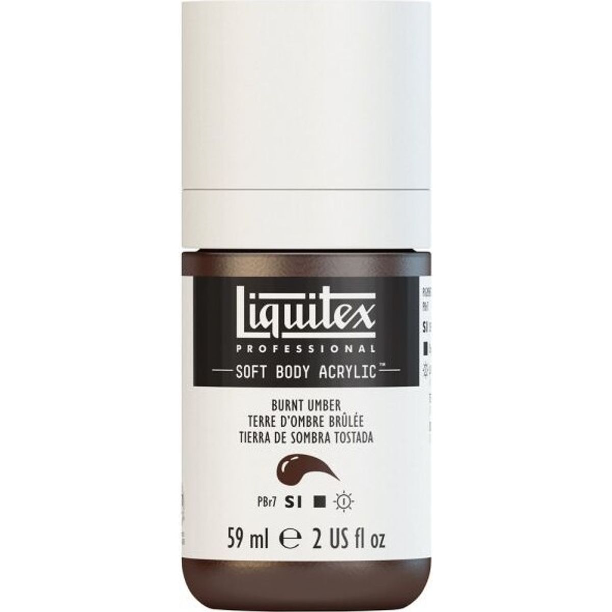 Liquitex - Akrylmaling - Soft Body - Burnt Umber 59 Ml